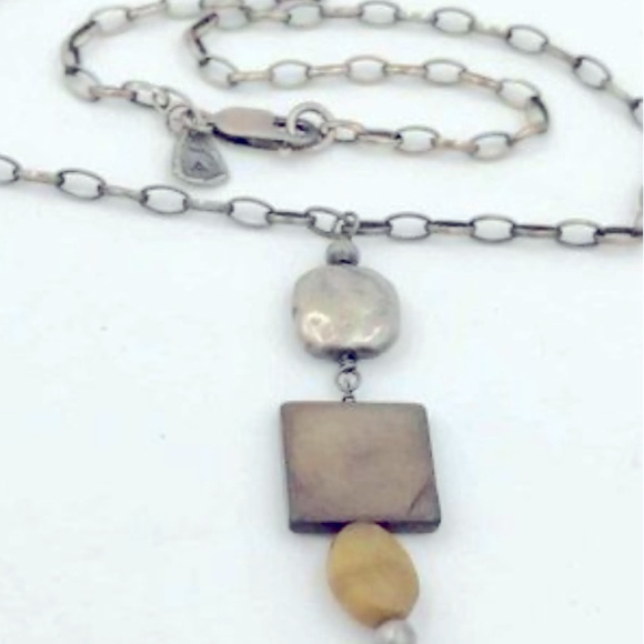 Silpada Vintage .925 Sterling Silver Tiger’s Eye Necklace 16-18”w/extension - Picture 9 of 9